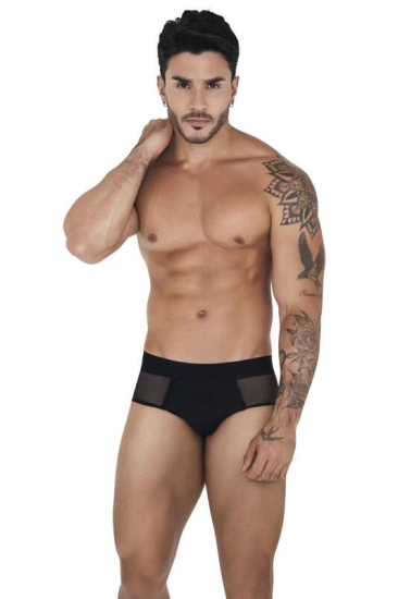 clever Мужские трусы брифы черные CASPIAN PIPING BRIEF 151211