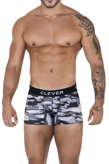 Трусы clever Мужские трусы хипсы серые Clever NAVIGATE TRUNKS 152212