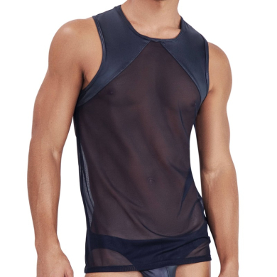 clever Мужская майка черная Clever AUDACY TANK TOP 142011