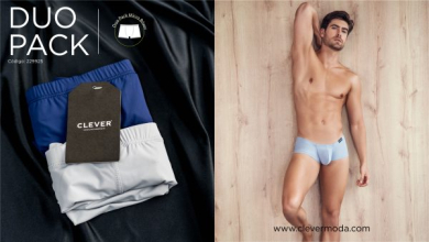 Трусы clever Мужские трусы хипсы набор из 2-х штук (синие, серые) Clever DUO PACK 1 229925