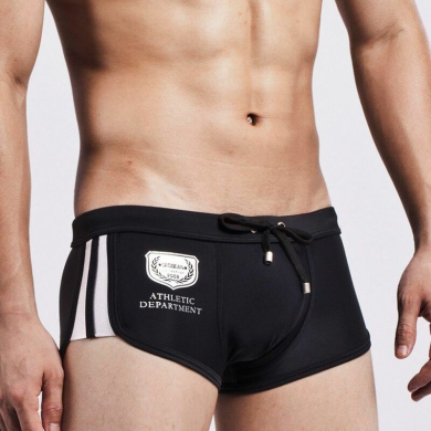 seobean Мужские плавки хипсы черные Seobean Black Athletic Hip Boxer