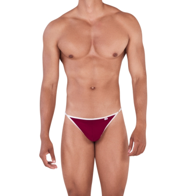 Pikante PIK 033819 Bud Thongs Мужские трусы тонги бордовые
