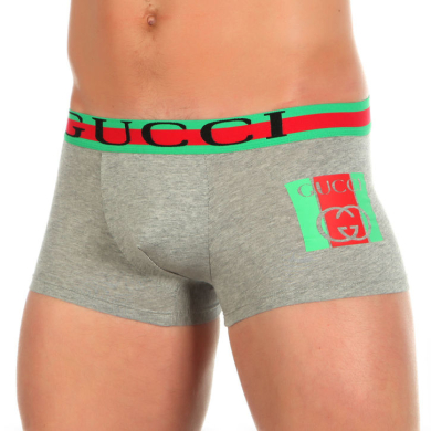 MULTIBRAND Мужские трусы хипсы серые Gucci