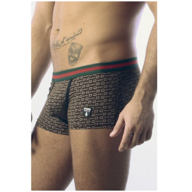 MULTIBRAND Мужские трусы боксеры коричневые Gucci Hip Boxer