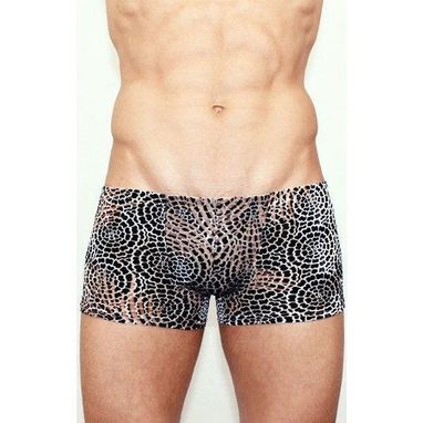 Romeo Rossi Мужские трусы боксеры леопардовые под велюр Romeo Rossi Boxer RR00229
