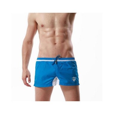 Seobean Шорты спортивные голубые с белой вставкой SEOBEAN HEALTH SHORTS BLUE WHITE 50603