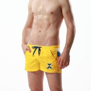 Seobean Шорты спортивные желтые SEOBEAN X SHORTS YeLLoW 50602